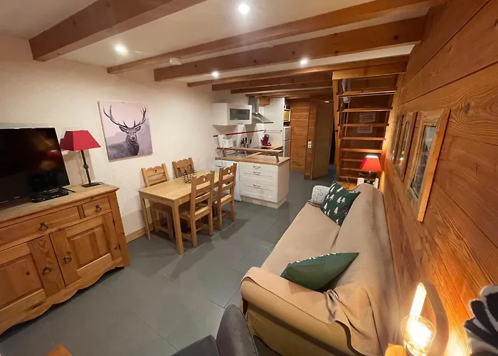 Le Passe-Montagne Bel Appartement Avec Terrasse Dans Vieille Ferme De Montagne Renovee